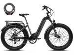 VELOWAVE 26" Fat Tire Electric Bike - 750w Brushless Motor