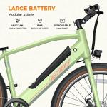 Heybike Sola Electric City Cruiser Bike - 75 Miles