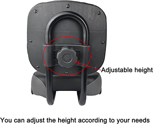 Oversized Comfort Bike Seat with Backrest - Memory Foam