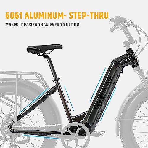 VELOWAVE 26" Fat Tire Electric Bike - 750w Brushless Motor