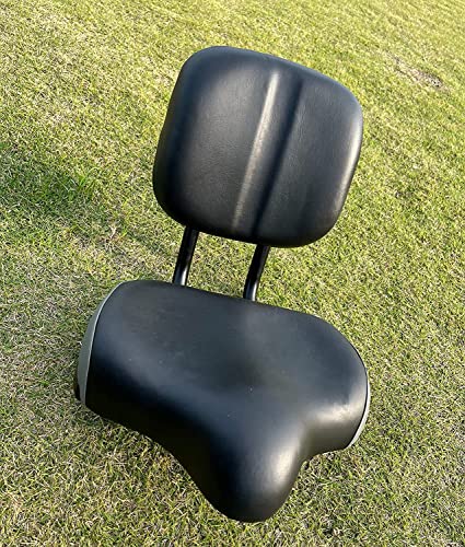 Oversized Comfort Bike Seat with Backrest - Memory Foam
