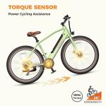 Heybike Sola Electric City Cruiser Bike - 75 Miles