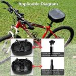 Nose-Free Wide Bike Seat Cushion for Comfort