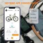 Heybike Sola Electric City Cruiser Bike - 75 Miles