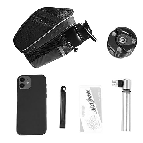 Himiway Bike Saddle Bag with Bottle Mesh