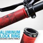 Race Mountain Bike Handlebar Grips - Flame Red