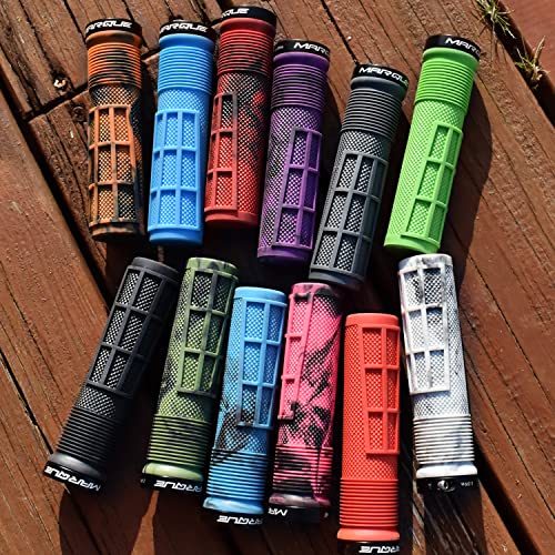 MARQUE Race Bike Grips - Non-Slip, Knurly Waffle Pattern