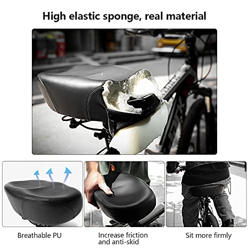 Comfortable Noseless Bicycle Seat for Casual Riding