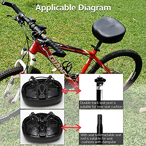Comfortable Noseless Bicycle Seat for Casual Riding