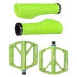 Comfortable Ergonomic Bike Handlebar Grips and Pedals