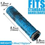 TOPCABIN Comfortable Double Lock Bicycle Handlebar Grips