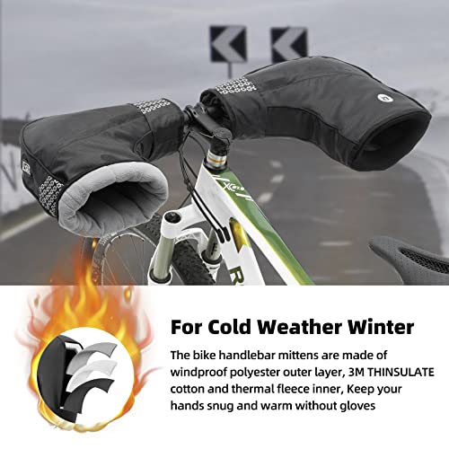 ROCKBROS Thinsulate Thermal Handlebar Mitts - Cycling