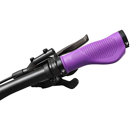 Bike Handlebar Grips with Dual Lock-on, Ergonomic Design