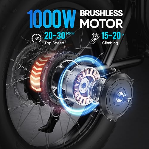 eAhora FT-01 1000W Electric Dirt Bike, 30Mph
