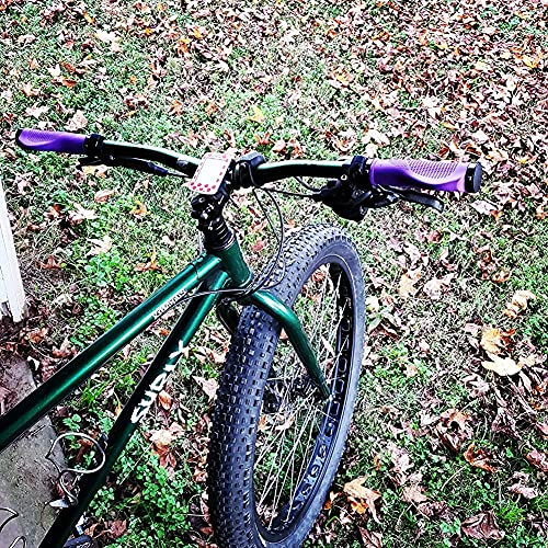 Bike Handlebar Grips with Dual Lock-on, Ergonomic Design
