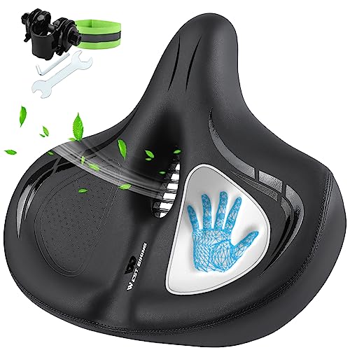 Comfortable Oversized Foam Bicycle Seat for All Bikes