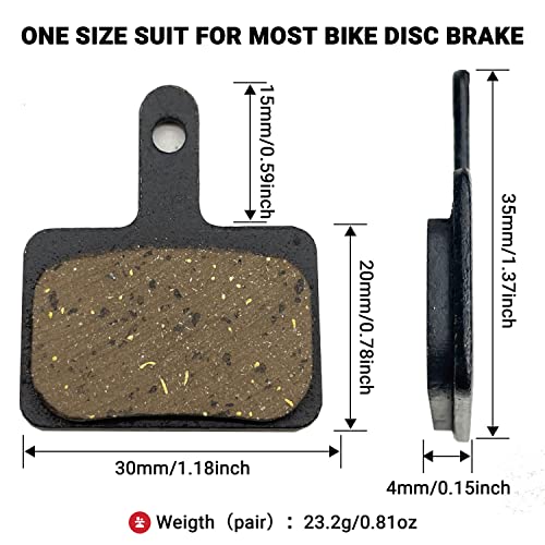 Himiway Ceramic Bike Disc Brake Pads - TRP Tektro Brakes