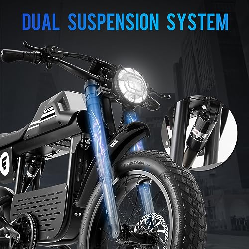 eAhora FT-01 1000W Electric Dirt Bike, 30Mph