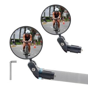 Adjustable Bike Handlebar Mirrors - 2 Pack