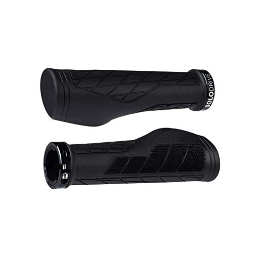 Ergonomic Bike Grips for MTB, E-Bike, Hybrid (Black)