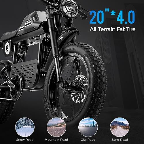 eAhora FT-01 1000W Electric Dirt Bike, 30Mph