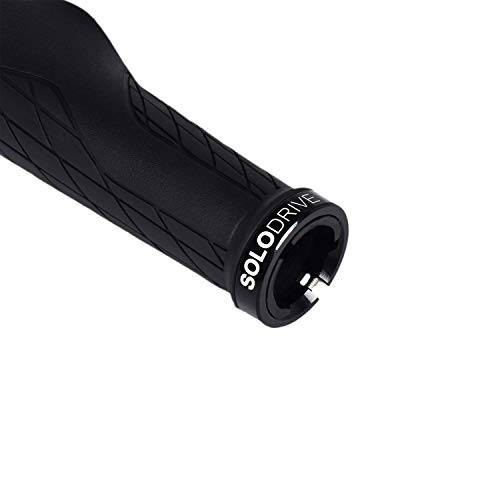 Ergonomic Bike Grips for MTB, E-Bike, Hybrid (Black)