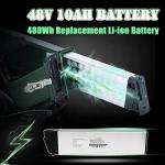 48V 10Ah Lithium Battery for Ebike Conversion