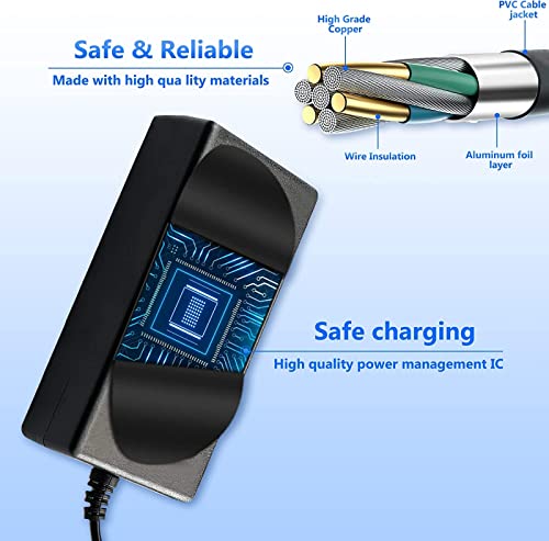 36V eBike Charger for Swagtron, Heybike, Giant (42V 2A)