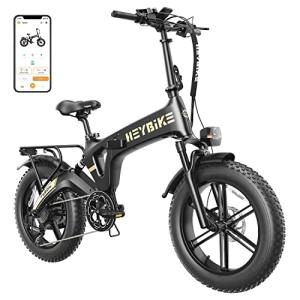 Heybike Tyson Folding Electric Bike with 20" Fat Tires