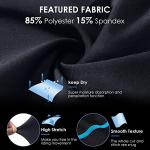 BALEAF Men's Padded Cycling Shorts - Black/Blue