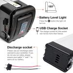 Yose Power 36V 12.5Ah E-Bike Battery with USB