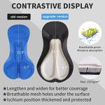 BALEAF Men's Padded Cycling Shorts - Black/Blue