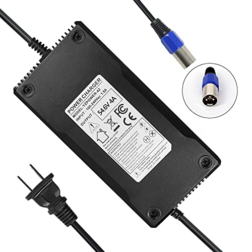 Electric Bike Mobility Scooter Charger - 54.6V 4A