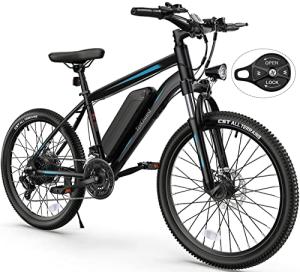 TotGuard 26'' Electric Bike for Adults, 350W