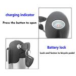 36V E-Bike Battery Pack with Charger, BMS