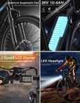 TotGuard 26'' Electric Bike for Adults, 350W