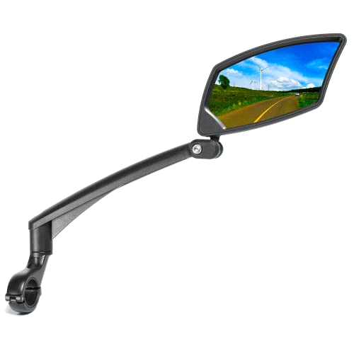 Adjustable and Rotatable Bike Mirror for Handlebars