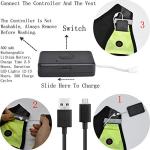 LED Reflective Running Vest with Adjustable Pockets