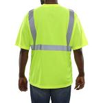 Hi-Vis Short Sleeve Safety Pocket Shirt, Lime