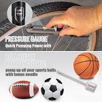 Mini Bike Pump with Gauge and Glueless Patch Kit