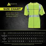 Hi-Vis Short Sleeve Safety Pocket Shirt, Lime