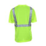 Hi-Vis Short Sleeve Safety Pocket Shirt, Lime