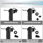 Mini Bike Pump with Gauge and Glueless Patch Kit