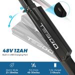 TESGO 48V 12AH Removable Battery for Electric Bike