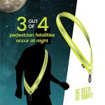 Reflective Night Safety Gear for Cyclists and Walkers
