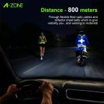 A-ZONE LED Reflective Vest for Night Cycling