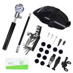 Home Mini Bike Pump and Puncture Repair Kit