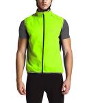 Outto Men's Windproof Reflective Cycling Vest, Green