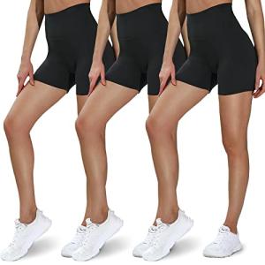 GAYHAY Women's High Waisted Biker Shorts - 3 Pack
