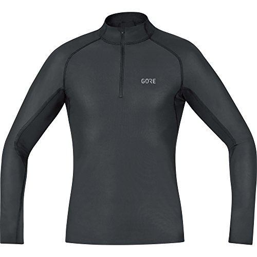 GORE WEAR Mens Gore Windstopper Base Layer Thermo Turtleneck Black M